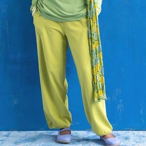 Gudren Sjoden green jersey pants